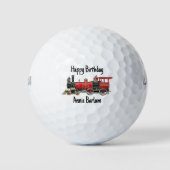 Crimson Rail Celebration aangepaste rode trein ver Golfballen (Voorkant)