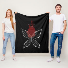 Crimson Rain zocht naar bloem Hua Cheng Fleece Deken
