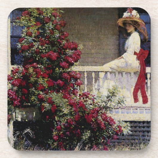 Crimson Rambler Bier Onderzetter (Voorkant)