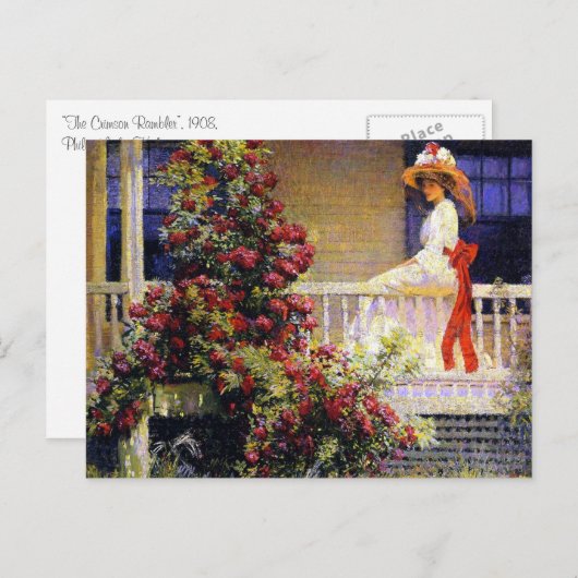 Crimson Rambler Briefkaart (Voorkant / Achterkant)