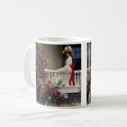 Crimson Rambler Koffiemok (Voorkant links)