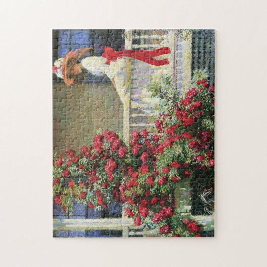 Crimson Rambler Philip Hale Fine Art Legpuzzel (Verticaal)