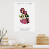 Crimson Rambler Poster (Keuken)