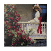 Crimson Rambler Tegeltje (Voorkant)