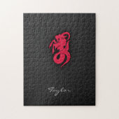 Crimson Red Capricorn Legpuzzel (Verticaal)