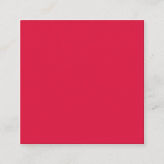 Crimson Red Custom Enclosure Card Informatiekaartje (Voorkant)