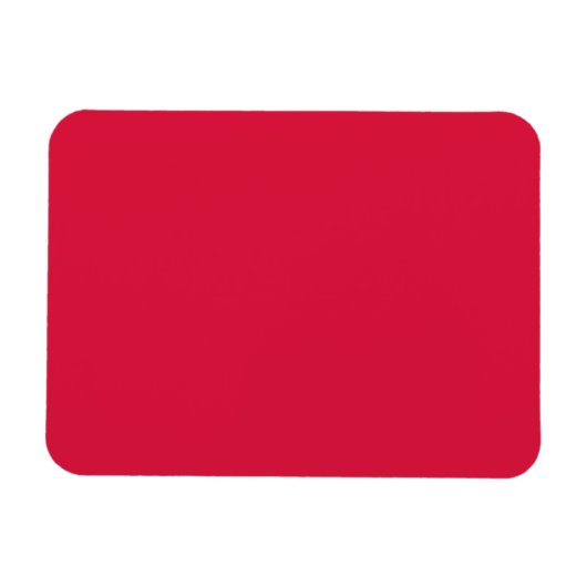 Crimson Red Custom Magnet Design Magneet (Horizontaal)