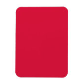 Crimson Red Custom Magnet Design Magneet (Verticaal)
