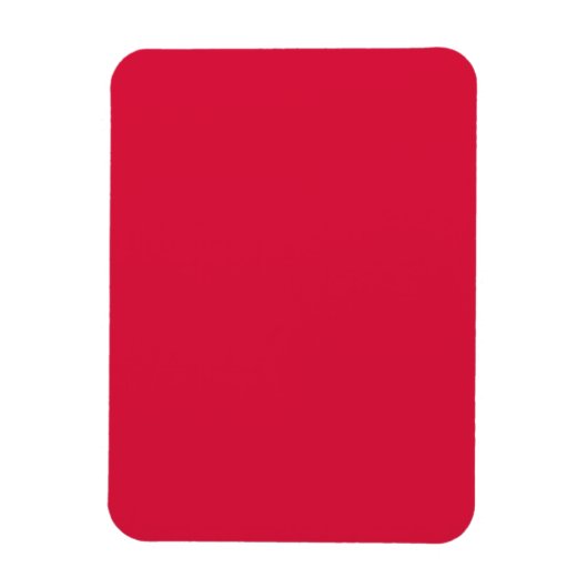 Crimson Red Custom Magnet Design Magneet (Verticaal)