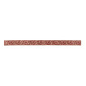 Crimson Red en Beige Creme  Paisley Satijnen Lint (Voorkant)