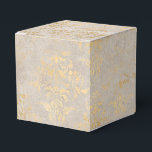 Crimson Red en Gold  Damask Bedankdoosjes<br><div class="desc">in nood verkerende iesbare ivoren vocht de doos met goudaccenten als aanvulling op het collectie hieronder.</div>