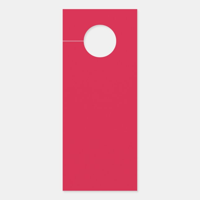 Crimson Red & Gold Deurhanger –  (Voorkant)