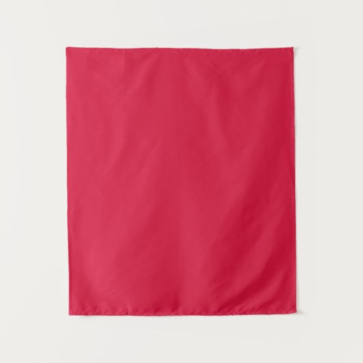 Crimson Red Kleine Aangepaste Tapestry Wandkleed (Voorkant)