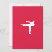 Crimson Red Martial Arts Kaart (Achterkant)