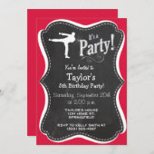 Crimson Red Martial Arts Kaart (Voorkant / Achterkant)