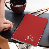 Crimson Red Pickleball Personal Weekly Planner