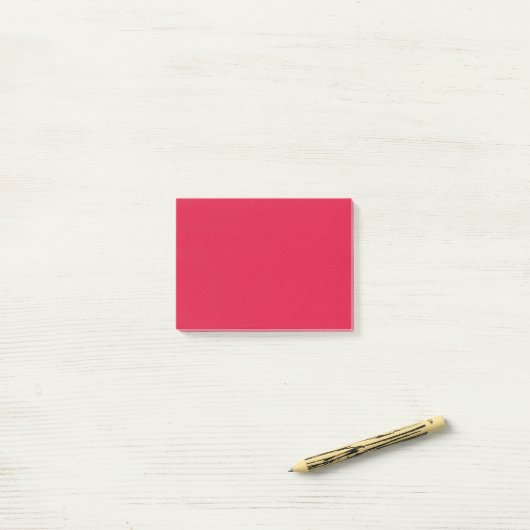 Crimson Red Post-It Notes – Customizable (Op bureau)