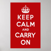 Crimson Red Poster (Voorkant)