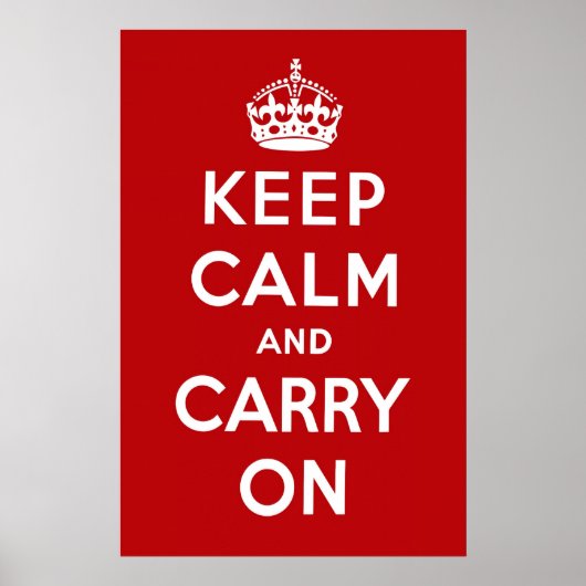 Crimson Red Poster (Voorkant)