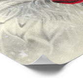 Crimson Red roos gothic girl mime POSTER (Hoek)