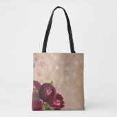 Crimson Red Roses Tote Bag (Voorkant)