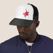Crimson Red Skateboard Trucker Pet (In situ)