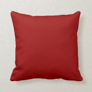 Crimson Red Solid Color Background Kussen