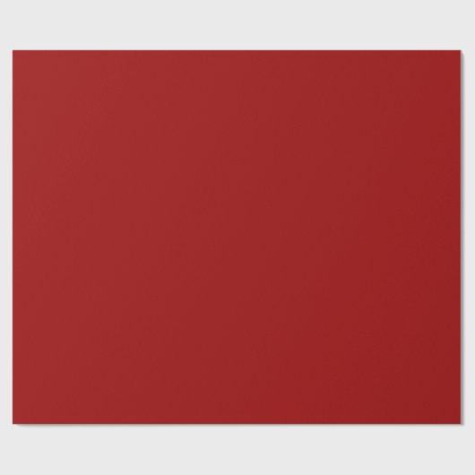 Crimson Red Solid Color Cadeaupapier (Vlak)
