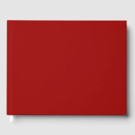 Crimson Red Solid Color Gastenboek