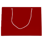 Crimson Red Solid Color Groot Cadeauzakje (Voorkant)