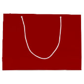 Crimson Red Solid Color Groot Cadeauzakje (Achterkant)