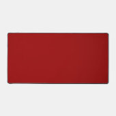 Crimson Red Solid Color | Klassiek | Elegant Bureaumat (Voorkant)
