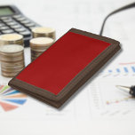 Crimson Red Solid Color | Klassiek | Elegant Drievoud Portemonnee<br><div class="desc">Crimson Red Solid Color | Klassiek | Elegant | Trendy | Stijlvol | Cadeau</div>