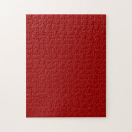 Crimson Red Solid Color | Klassiek | Elegant Legpuzzel