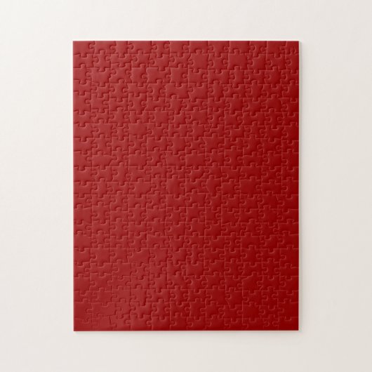 Crimson Red Solid Color | Klassiek | Elegant Legpuzzel (Verticaal)