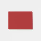 Crimson Red Solid Color | Klassiek | Elegant Post-it® Notes (Voorkant)