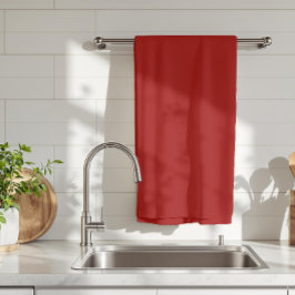 Crimson Red Solid Color | Klassiek | Elegant Theedoek