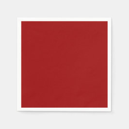 Crimson Red Solid Color Servet