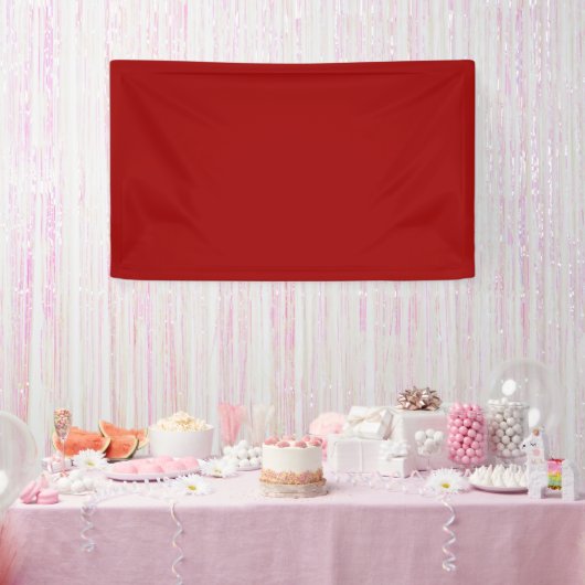 Crimson Red Solid Color Spandoek (Feest)