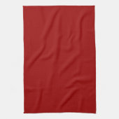 Crimson Red Solid Color Theedoek (Verticaal)