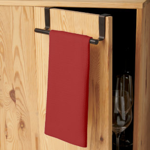 Crimson Red Solid Color Theedoek
