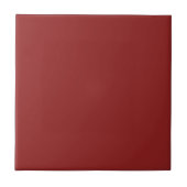 Crimson Red Solid Color Tile Tegeltje (Voorkant)