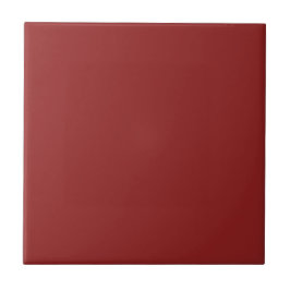 Crimson Red Solid Color Tile Tegeltje