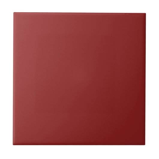 Crimson Red Solid Color Tile Tegeltje (Voorkant)