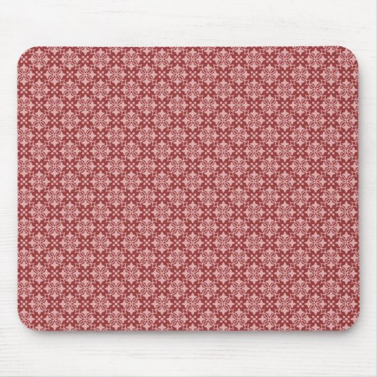 Crimson Red Stylish Chic Mousepad Muismat (Voorkant)
