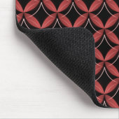 Crimson Red Uptown Glam Mousepad Muismat (Hoek)