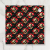 Crimson Red Witch Bedankjes Labels (Achterkant)