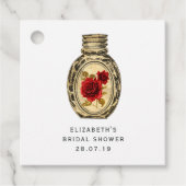 Crimson Red Witch Bedankjes Labels (Voorkant)