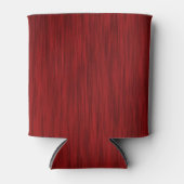 Crimson Red Wood Grain Kijk Blikjeskoeler (Voorkant)