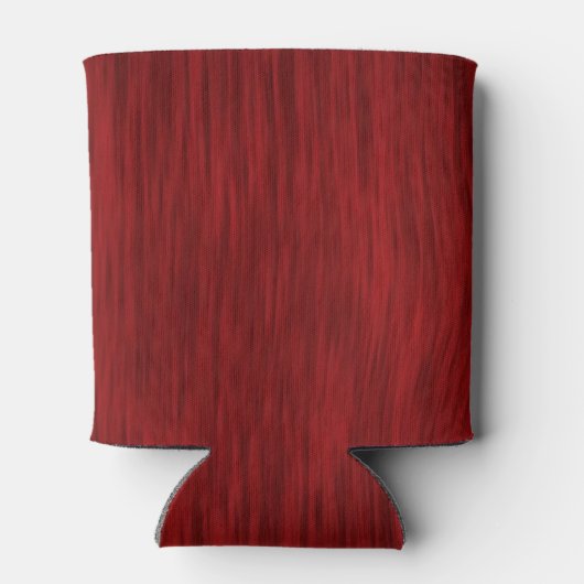 Crimson Red Wood Grain Kijk Blikjeskoeler (Achterkant)